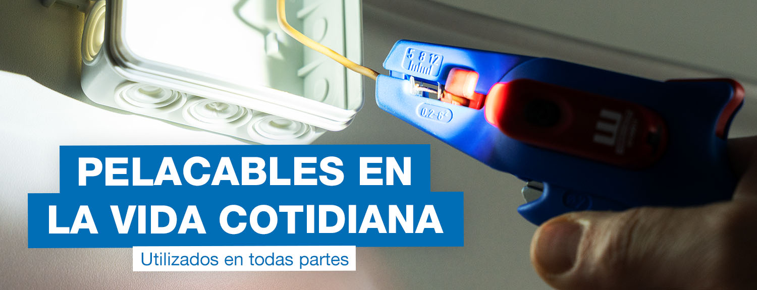 wire cutter, crimping tool, orange tip, blue handle, electric wire