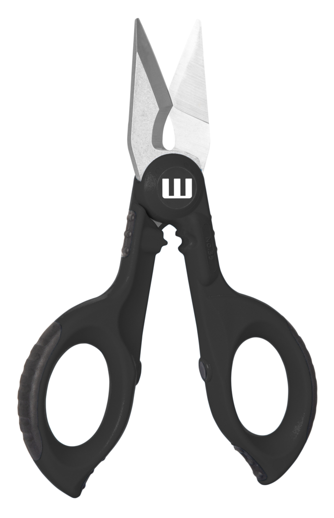 Tijera No. 35 | con mango 2C para mayor seguridad incl. función de pelado y engaste