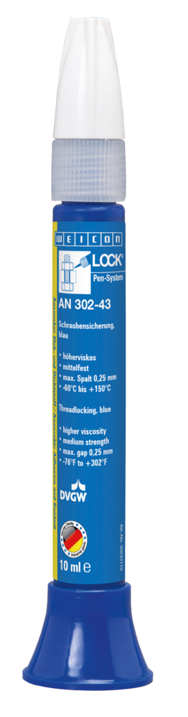 WEICONLOCK® AN 302-43 Fijación de Tornillos | resistencia media, mayor viscosidad, con aprobación de agua potable WEICONLOCK® AN 302-43 Fijación de Tornillos | resistencia media, mayor viscosidad, con aprobación de agua potable