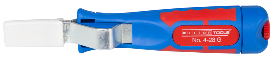 Pelador de Cables No. 4 - 28 G | con mango 2C que incluye cuchilla recta y tapa protectora, rango de trabajo 4 - 28 mm Ø