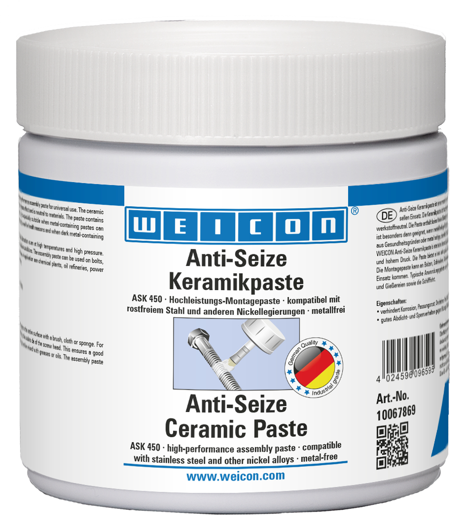 Anti-Seize Pasta Cerámica | metal-free lubricant and release agent paste