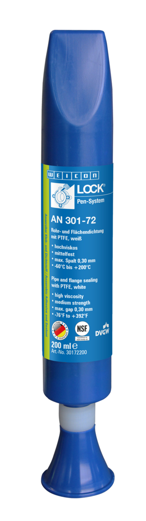 WEICONLOCK® AN 301-72 Sellado de Tubos y Bridas | con PTFE, resistencia media, resistente a altas temperaturas WEICONLOCK® AN 301-72 Sellado de Tubos y Bridas | con PTFE, resistencia media, resistente a altas temperaturas