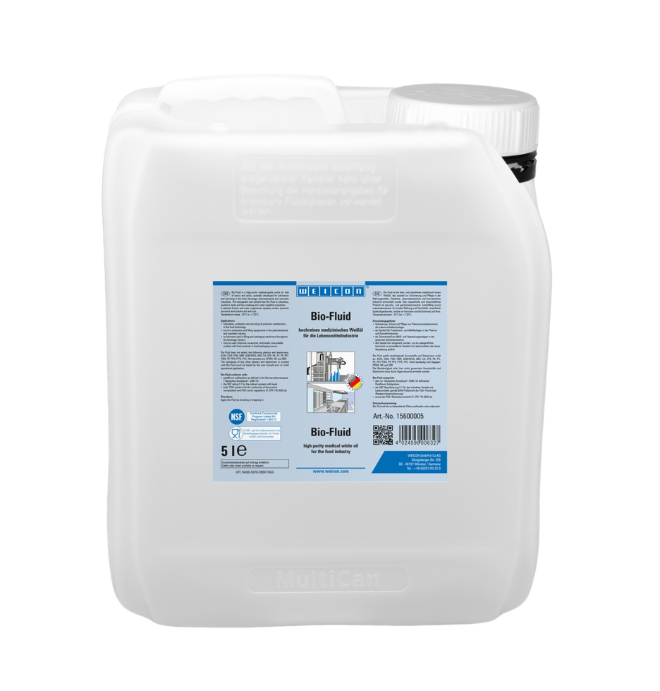 Bio-Fluid | Aceite lubricante y de mantenimiento para la industria alimentaria NSF H1