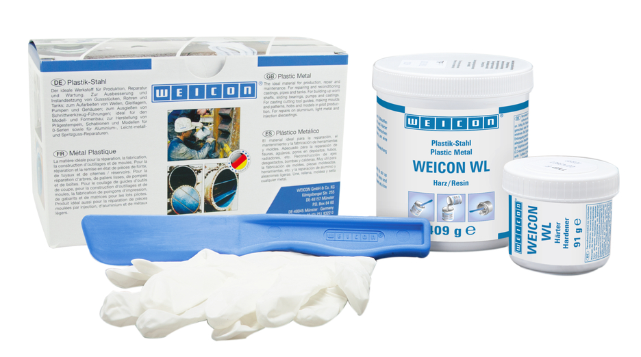 WEICON WL | Sistema de resina epoxi con relleno cerámico para una elevada protección contra el desgaste