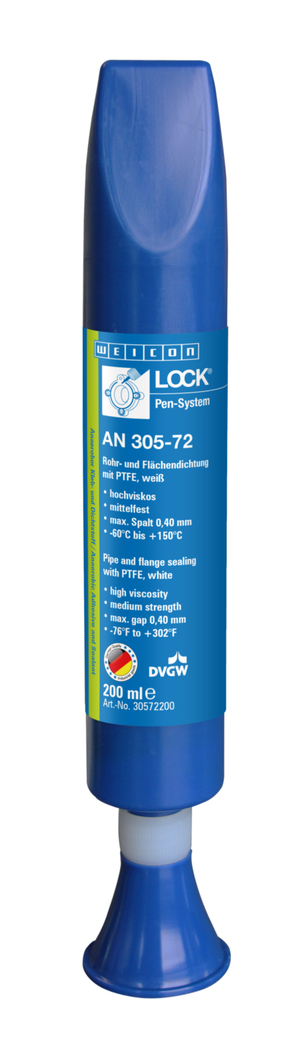 WEICONLOCK® AN 305-72 Sellado de Tubos y Bridas | con PTFE, resistencia media, con homologación para agua potable