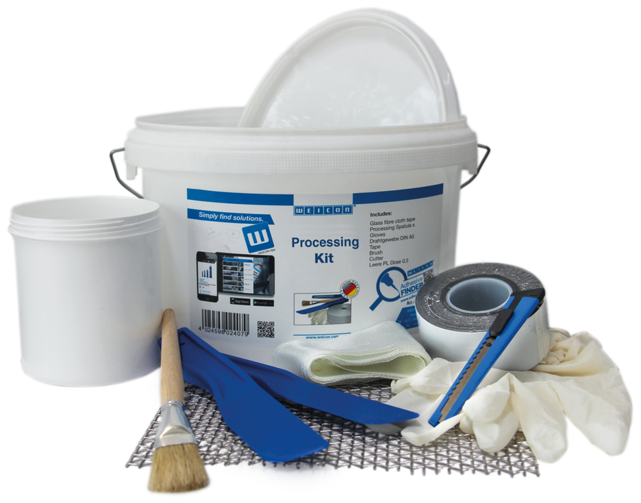 Processing Kit | set universal para el tratamiento de plásticos metálicos Processing Kit | set universal para el tratamiento de plásticos metálicos