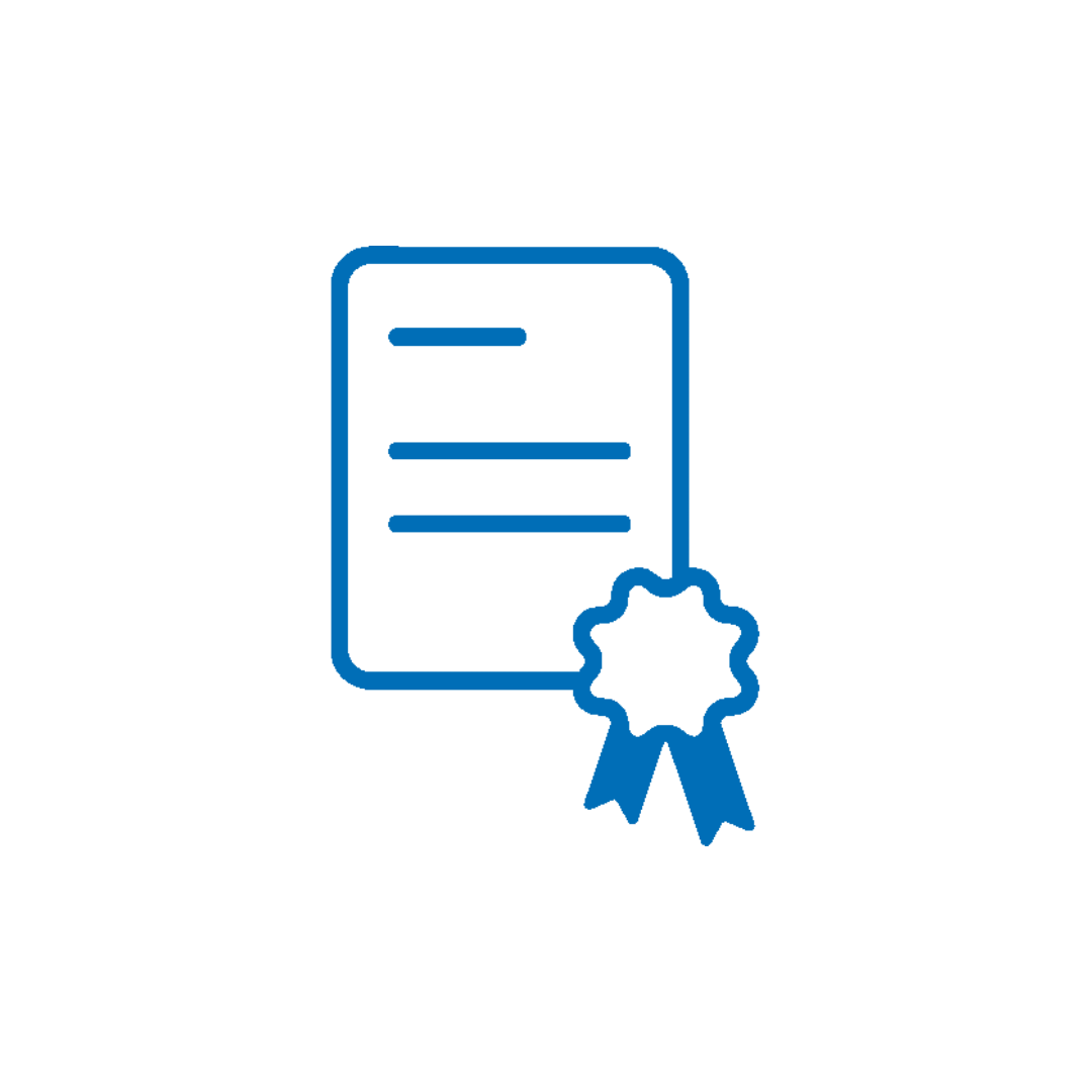 Pictograma Certificado