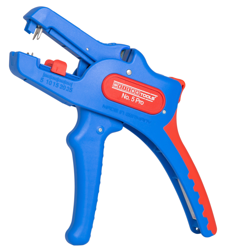 Tenaza Pelacables No. 5 Pro | para todos los conductores comunes trenzados y sólidos, rango de trabajo 0,2 - 16,0 mm² Tenaza Pelacables No. 5 Pro | para todos los conductores comunes trenzados y sólidos, rango de trabajo 0,2 - 16,0 mm²