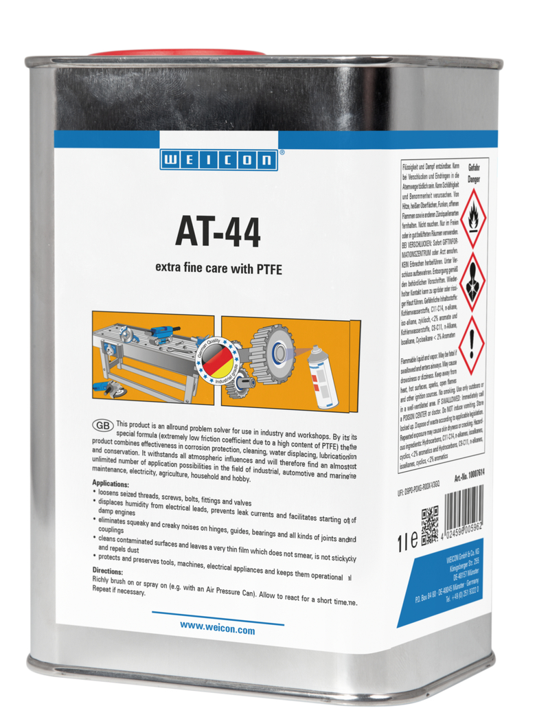 AT-44 | spray multifuncional sin silicona con PTFE