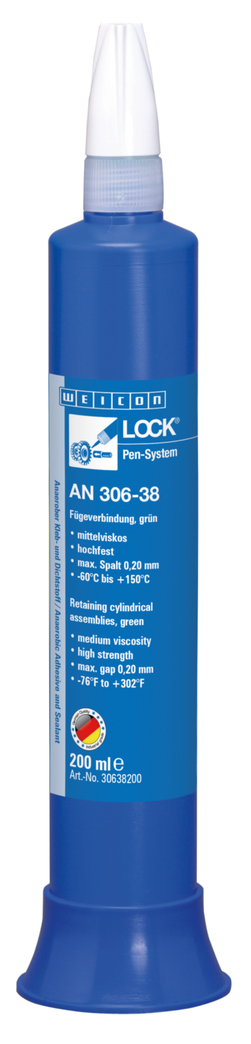 WEICONLOCK® AN 306-38 Retención de Piezas Cilíndricas | alta resistencia, con aprobación de agua potable WEICONLOCK® AN 306-38 Retención de Piezas Cilíndricas | alta resistencia, con aprobación de agua potable