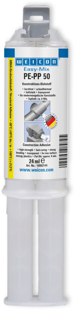 Easy-Mix PE-PP 50 | adhesivo de construcción a base de acrilato de metilo para plásticos especiales