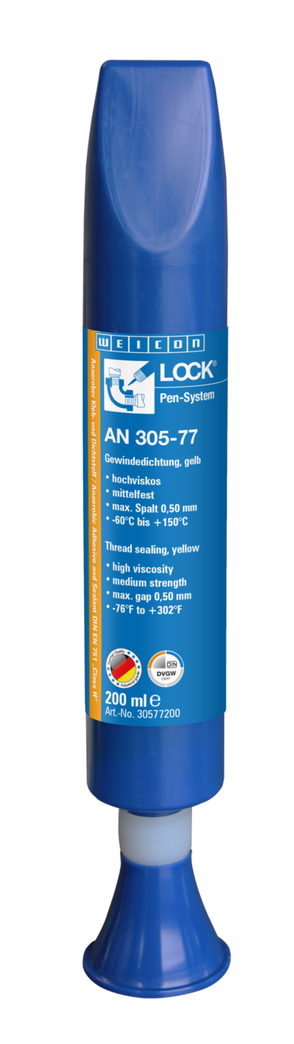 WEICONLOCK® AN 302-77 Sellado de Tubos y Bridas | para piezas roscadas grandes y bridas, alta resistencia