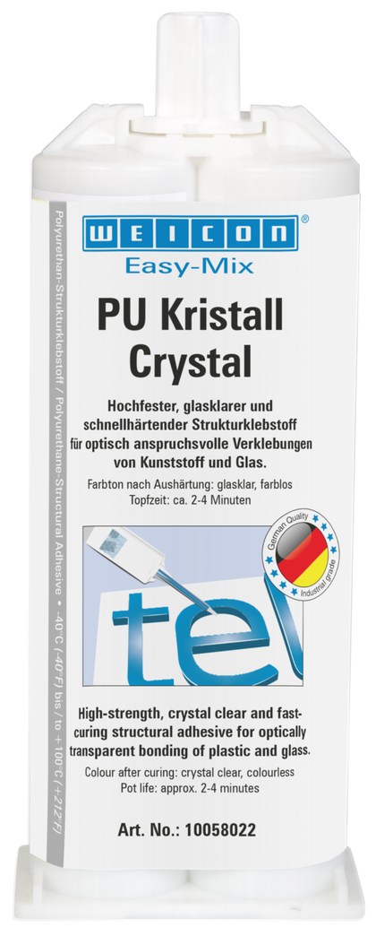 Easy-Mix PU-Cristal - Adhesivo de Poliuretano | adhesivo de poliuretano, transparente
