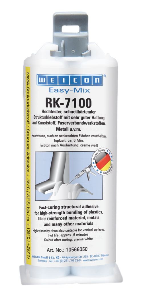 Easy-Mix RK-7100 Adhesivo Estructural de Acrilato | adhesivo acrílico estructural de curado rápido