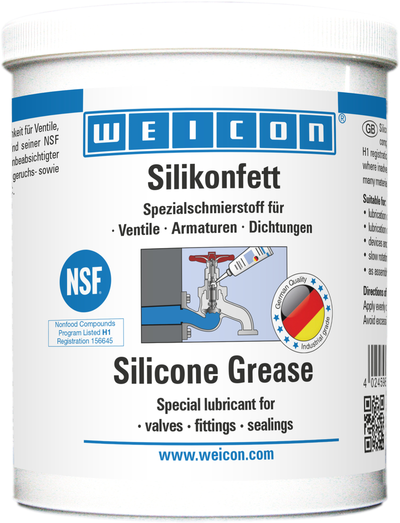 Grasa de Silicona | Grasa lubricante apta para la industria alimentaria