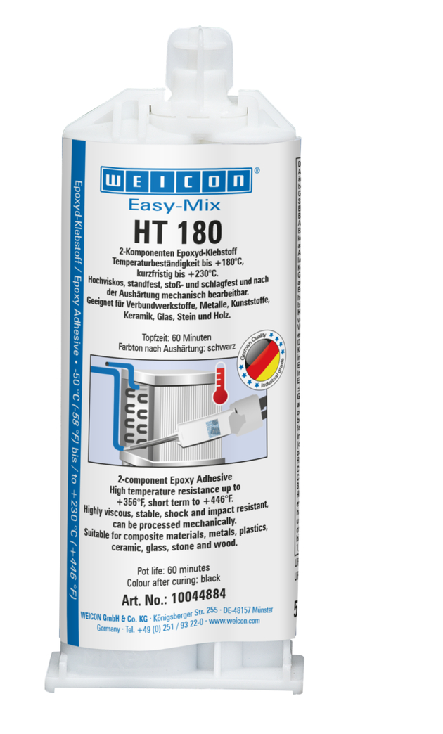 Easy-Mix HT 180 Adhesivo Epoxi | Adhesivo epoxi resistente a altas temperaturas hasta 180°C