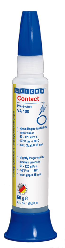 VA 100 Adhesivo de cianoacrilato | adhesivo instantáneo para metal, plástico y caucho