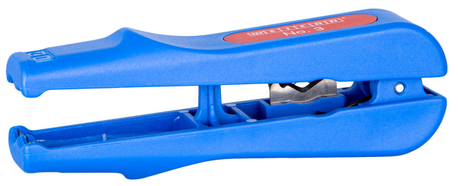 Combinado Coaxial No. 3 | para pelar y desaislar cables coaxiales incl. cortador lateral, rango de trabajo 4,8 - 7,5 mm Ø Combinado Coaxial No. 3 | para pelar y desaislar cables coaxiales incl. cortador lateral, rango de trabajo 4,8 - 7,5 mm Ø