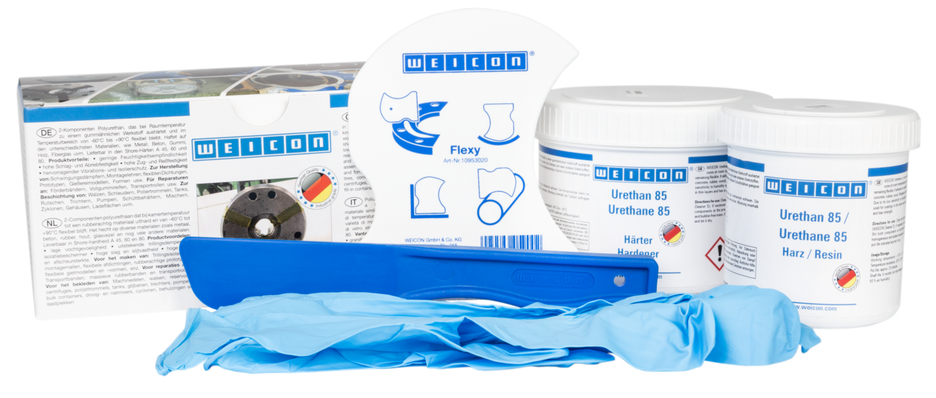 Uretano 85 | compuesto de reparación y revestimiento de poliurea pastosa, paquete de trabajo