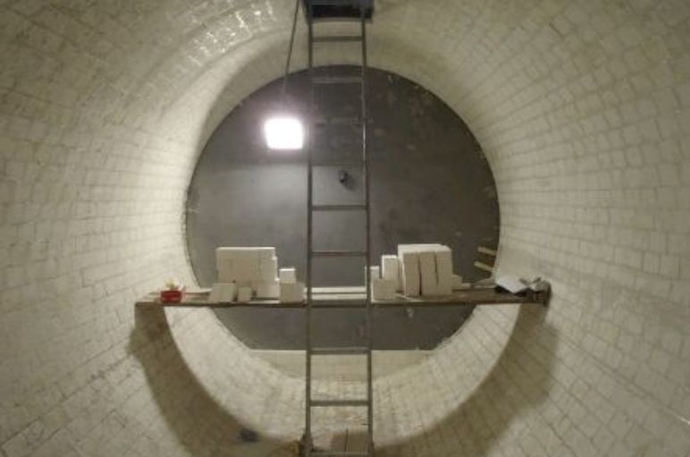 Molino blanco desde el interior