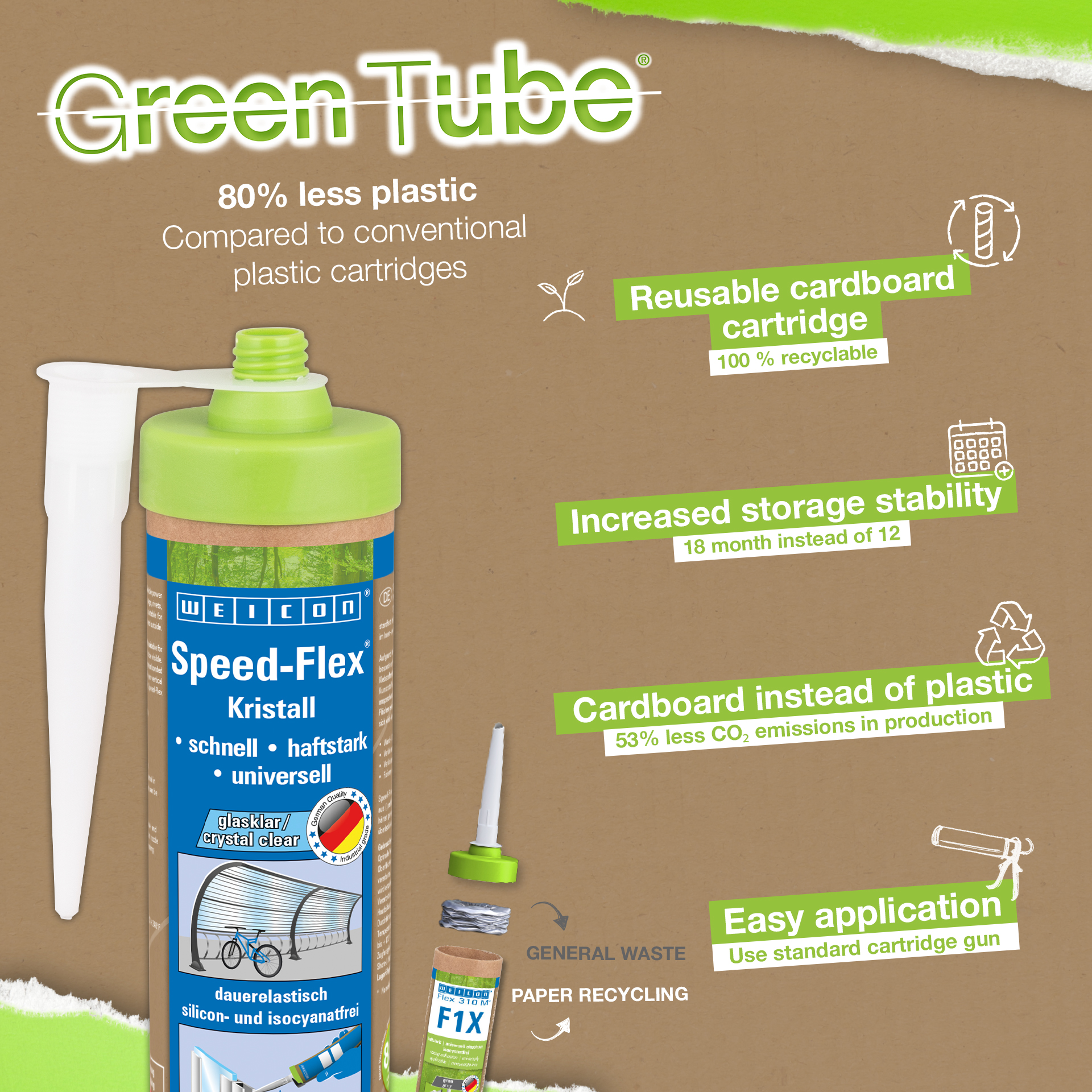 Speed-Flex Adhesivo/Sellador Cristal