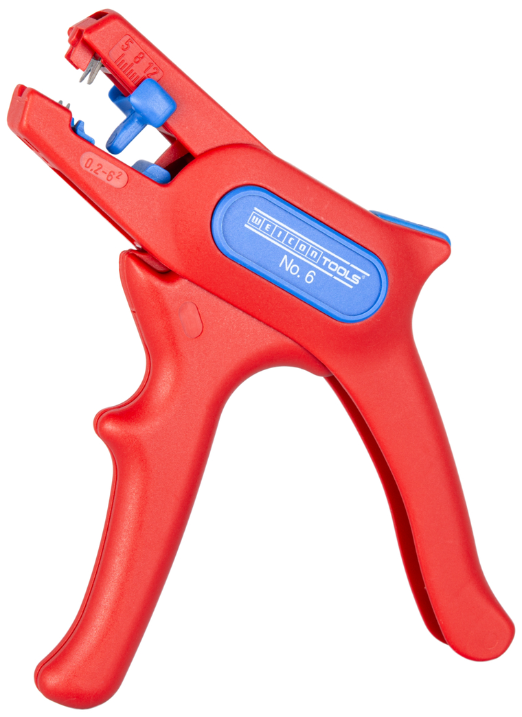 Tenaza Pelacable No. 6 | para trabajos en tensión hasta 1.000 voltios, rango de trabajo de 0,2 - 6,0 mm² Tenaza Pelacable No. 6 | para trabajos en tensión hasta 1.000 voltios, rango de trabajo de 0,2 - 6,0 mm²