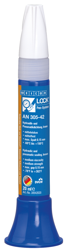WEICONLOCK® AN 305-42 Sellado de Sistemas Hidráulicos y Neumáticos | resistencia media, con registro DVGW