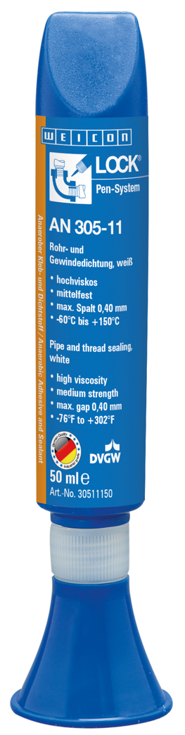 WEICONLOCK® AN 305-11 Sellado de Tubos y Bridas | resistencia media, con homologación para agua potable