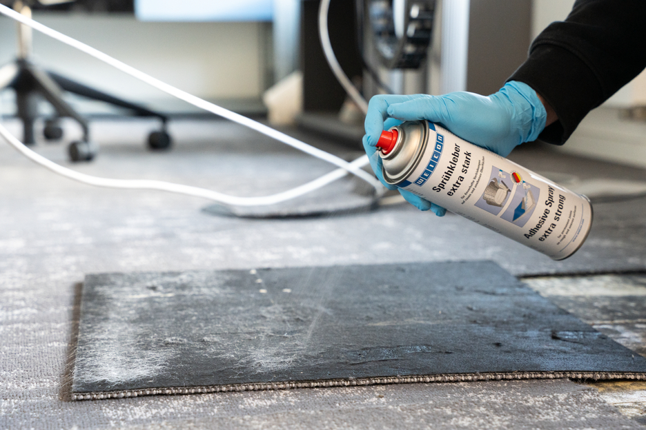 Spray Adhesivo extra fuerte | adhesivo de contacto pulverizable para el pegado fuerte y permanente de fieltro, cuero artificial y materiales aislantes