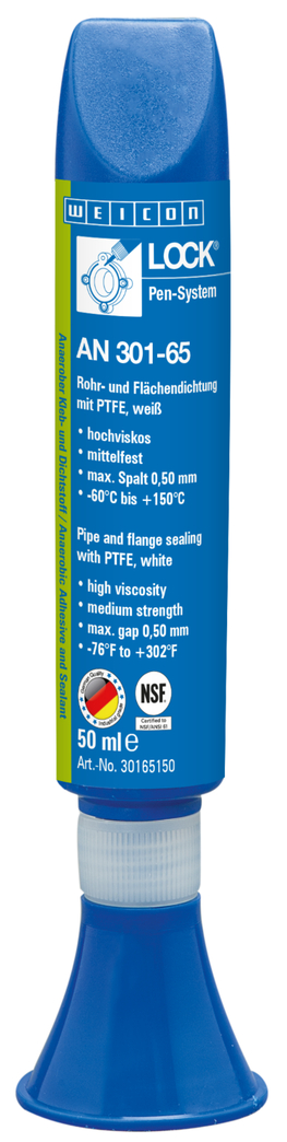 WEICONLOCK® AN 301-65 Sellado de Tubos y Bridas | con PTFE, resistencia media, con aprobación de agua potable