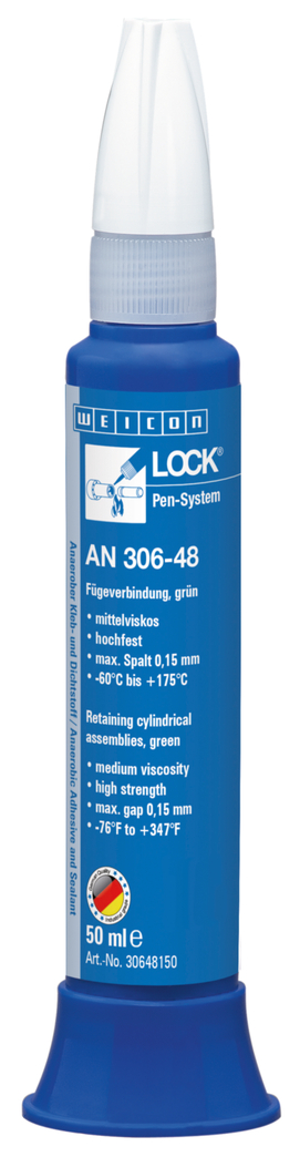 WEICONLOCK® AN 306-48 Retención de Piezas Cilíndricas | alta resistencia, resistente a altas temperaturas, con aprobación de agua potable WEICONLOCK® AN 306-48 Retención de Piezas Cilíndricas | alta resistencia, resistente a altas temperaturas, con aprobación de agua potable