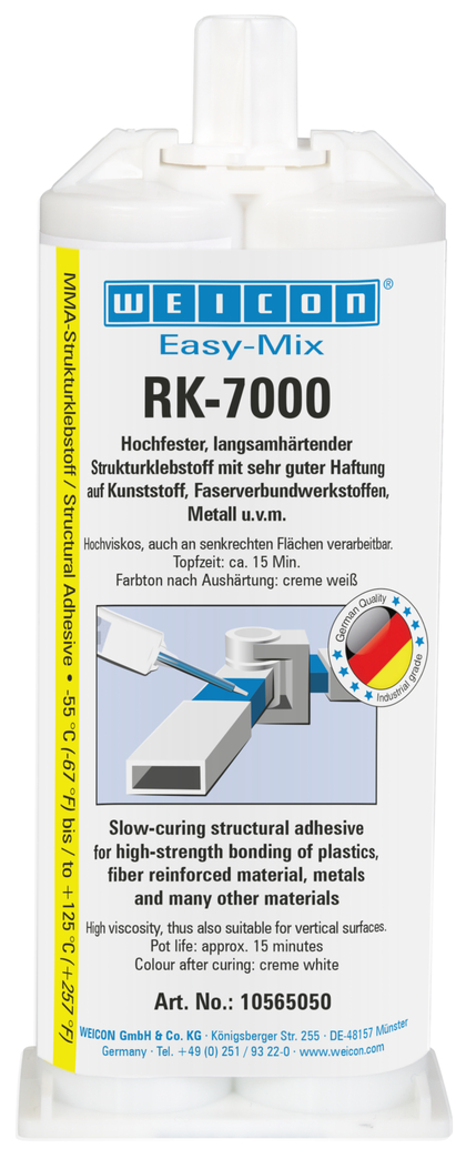 Easy-Mix RK-7000 Adhesivo Estructural de Acrilato | adhesivo acrílico estructural de curado lento